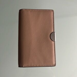 Coach essential slim card case - taupe